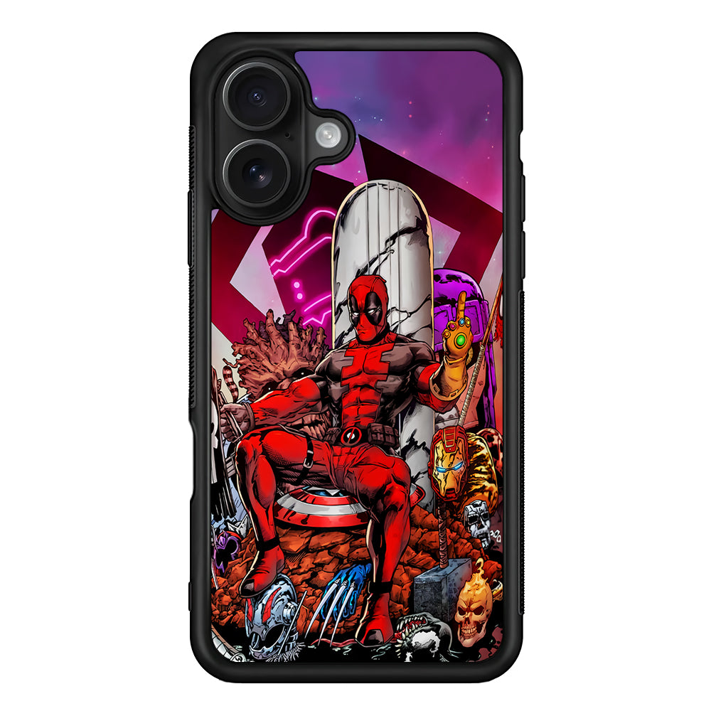 Deadpool Kills Everyone iPhone 16 Case - Oxvistore