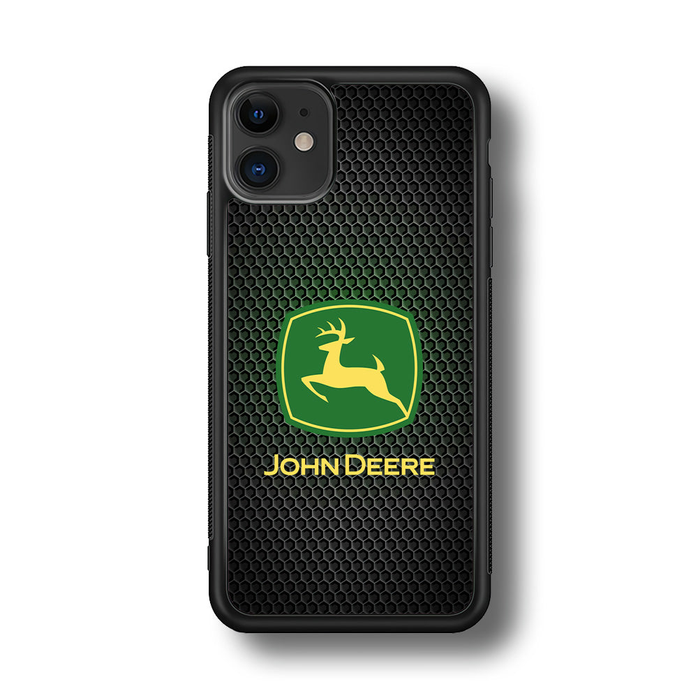 John Deere Fiber Illusion iPhone 11 Case | Slim Rubber Case for iPhone 11