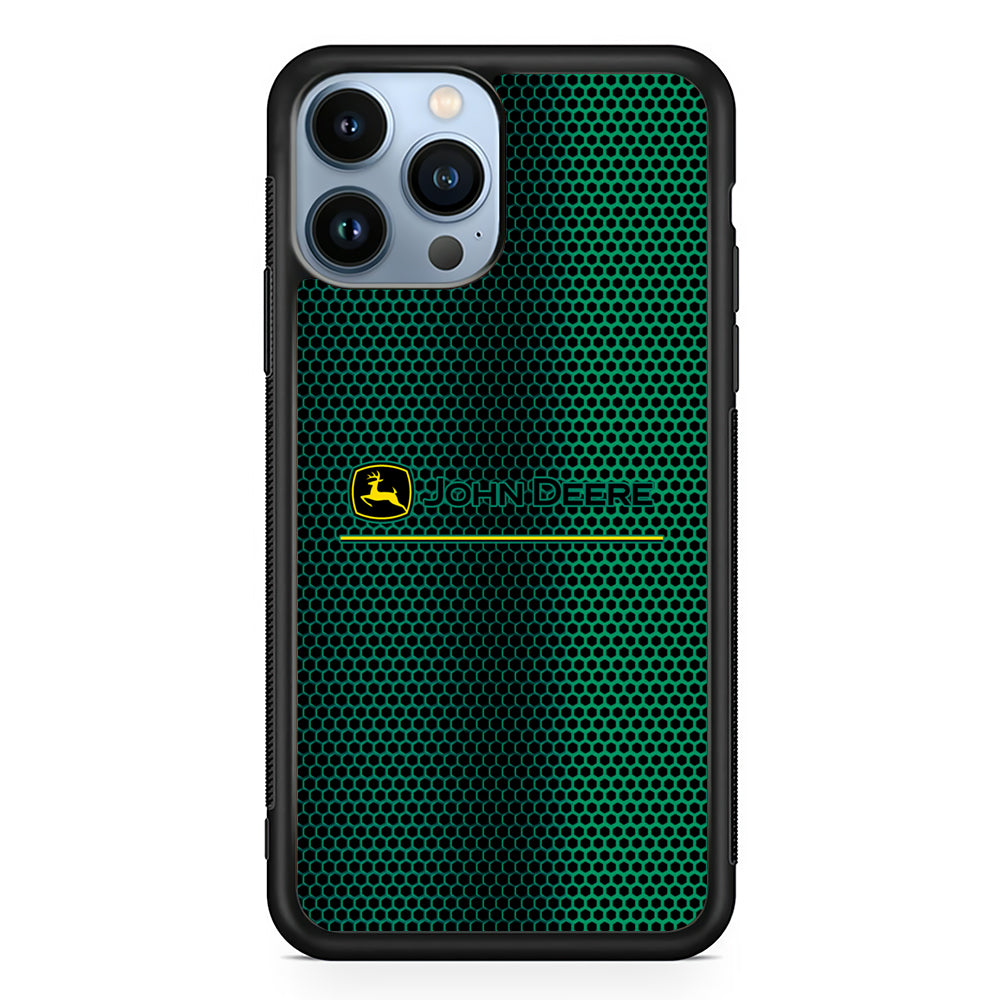 John Deere Luxury Hexagon 2D Rubber Phone Case | Durable Phone Case