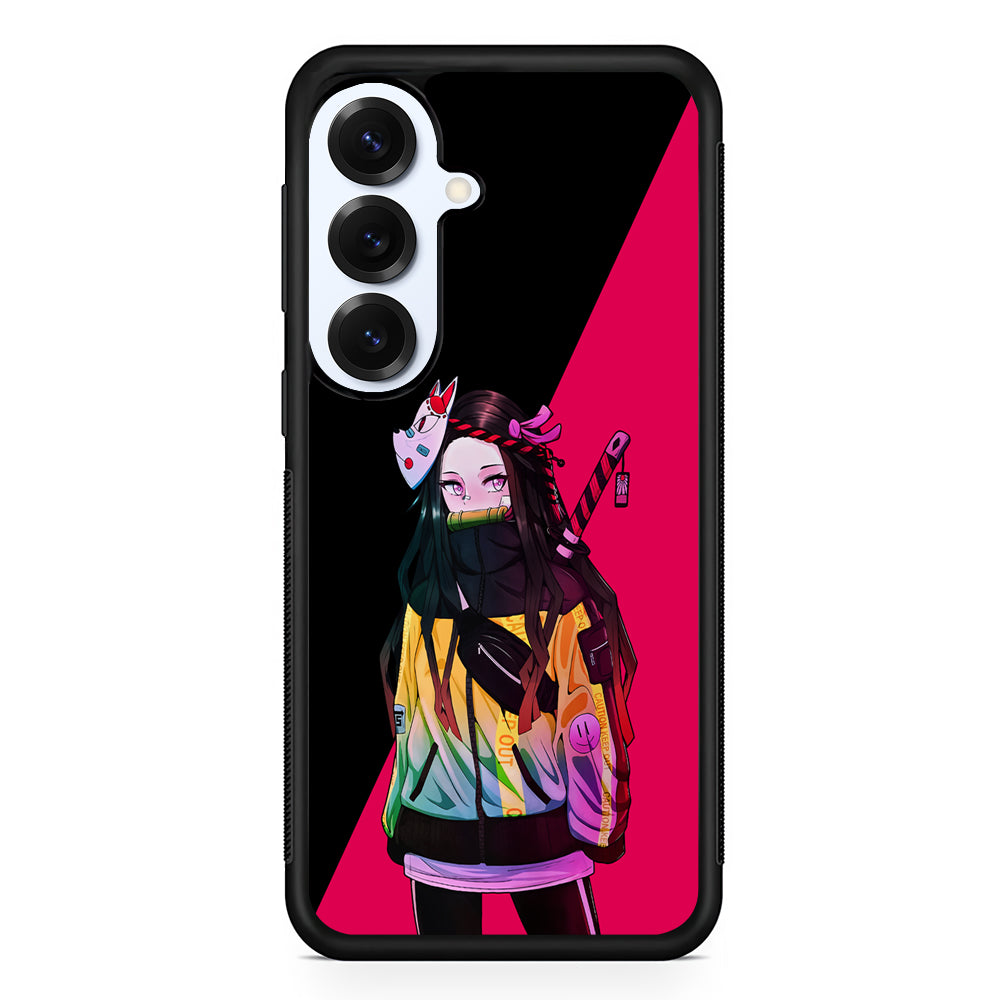 Nezuko Hypebeast Demon Slayer Samsung Galaxy S25 Plus Case | Slim Rubber Cover for Samsung Galaxy S25 Plus