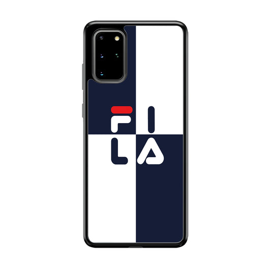 Fila Box Word Samsung Galaxy S20 Plus Case | Slim Rubber Case for Samsung Galaxy S20 Plus