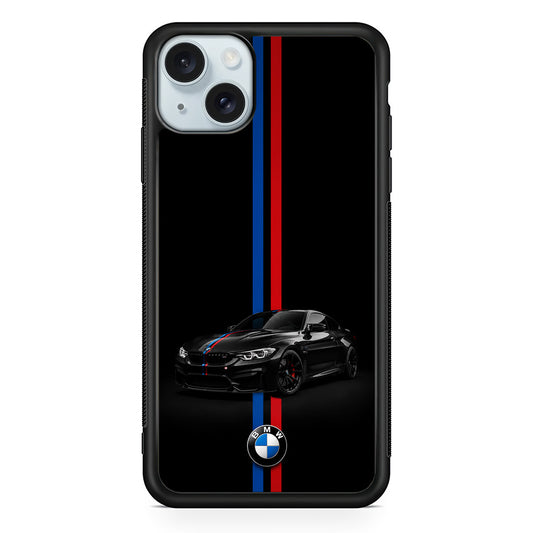 BMW M4 Coupe Racing Stripe iPhone 14 Case | Slim Rubber Case for iPhone 14