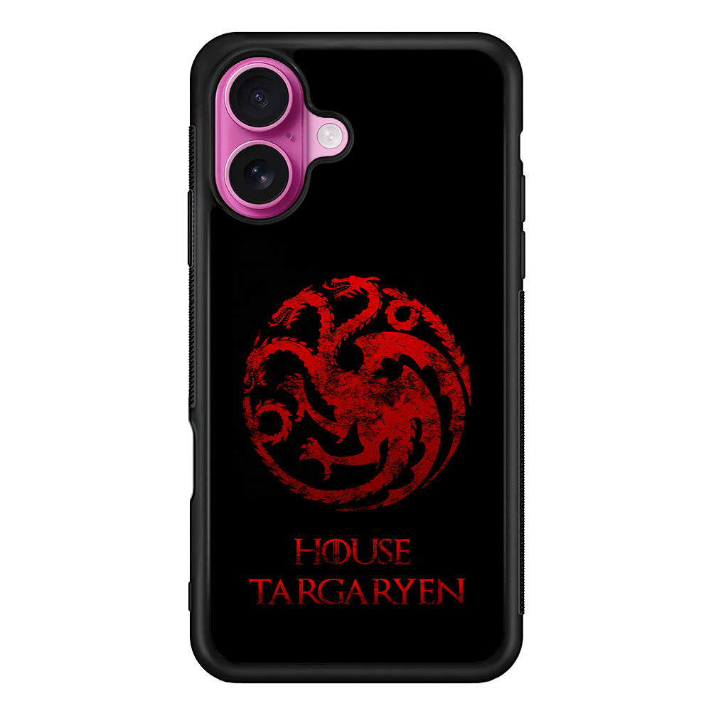 House Targaryen Symbol iPhone 17 Case | Slim Protective Rubber Phone Cover