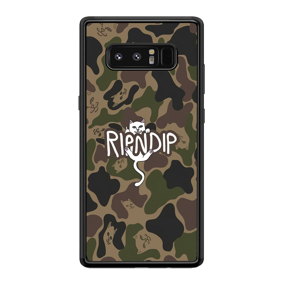 Rip N Dip Green Camo Samsung Galaxy Note 8 Case | Slim Rubber Case for Samsung Galaxy Note 8