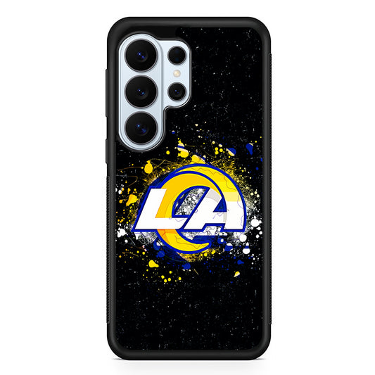 Los Angeles Rams Abstract Samsung Galaxy S26 Ultra Case | Protective Phone Cover
