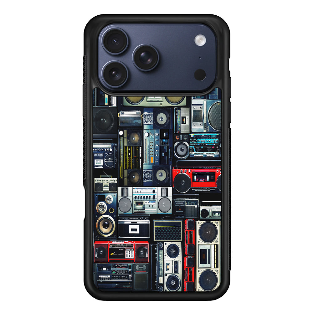 Hip Hop Cassette Tape Radio iPhone 17 Pro Max Case | Slim Protective Cover for iPhone 17 Pro Max