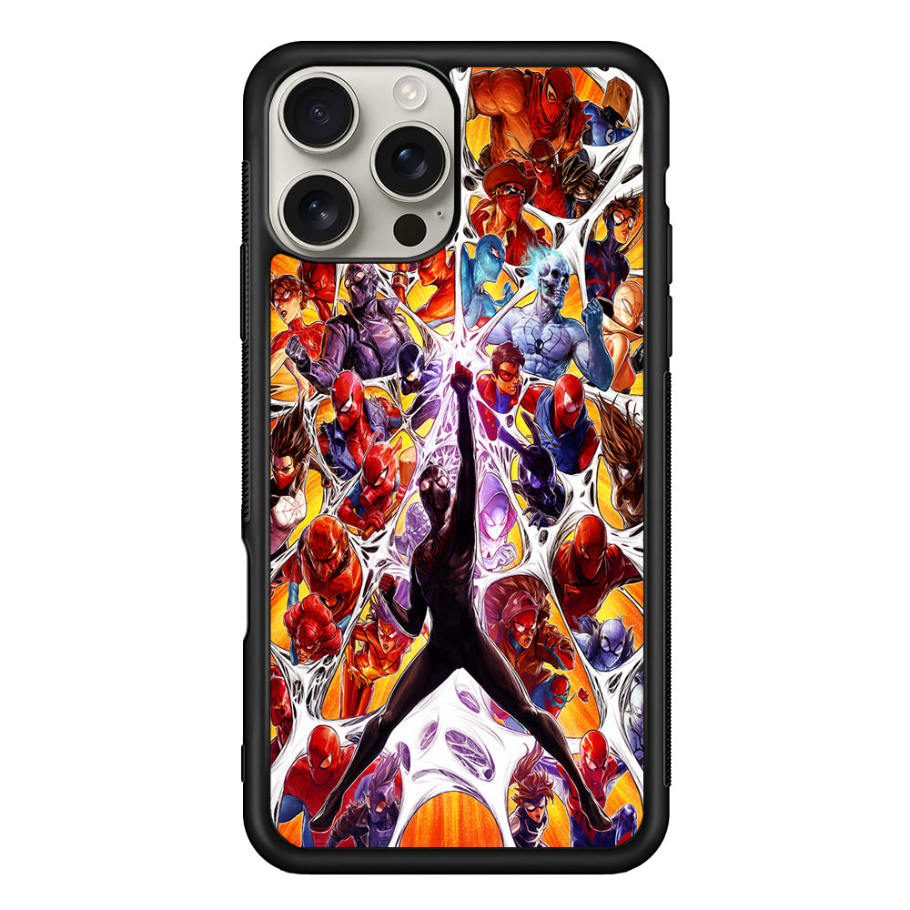 Spider-Man Multiverse Art iPhone 16 Pro Max Case | Stylish Protective Case for iPhone 16 Pro Max
