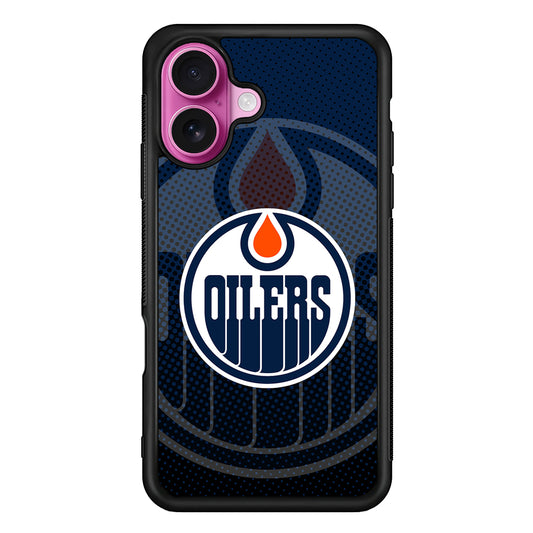 Edmonton Oilers Dot iPhone 17 Case | Slim Protective Rubber Phone Cover