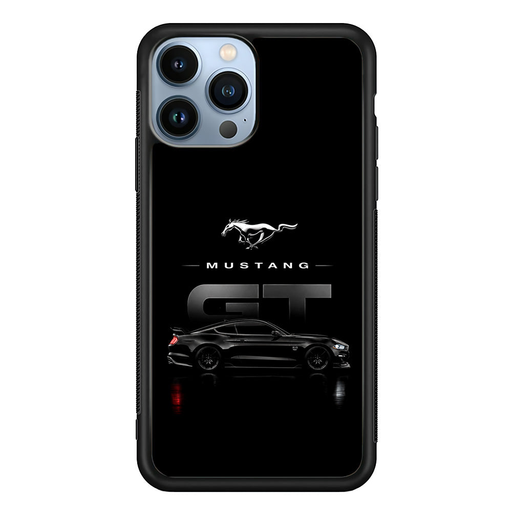 Ford Mustang GT Midnight iPhone 13 Pro Max Case | Slim Rubber Case for iPhone 13 Pro Max