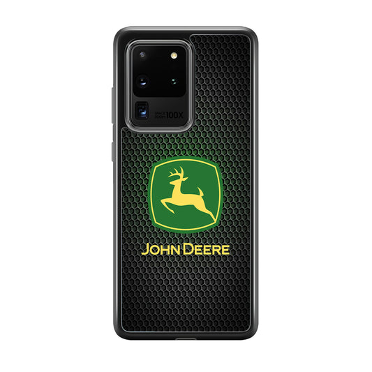 John Deere Fiber Illusion Samsung Galaxy S20 Ultra Case | Slim Rubber Case for Samsung Galaxy S20 Ultra