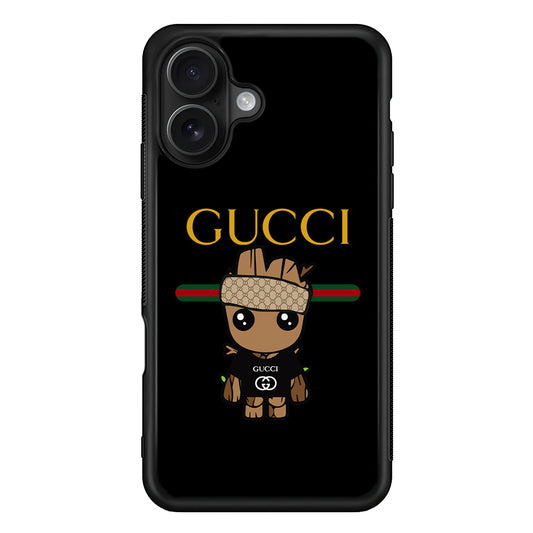 Gucci Groot Dope iPhone 16 Case | Slim Rubber Case for iPhone 16