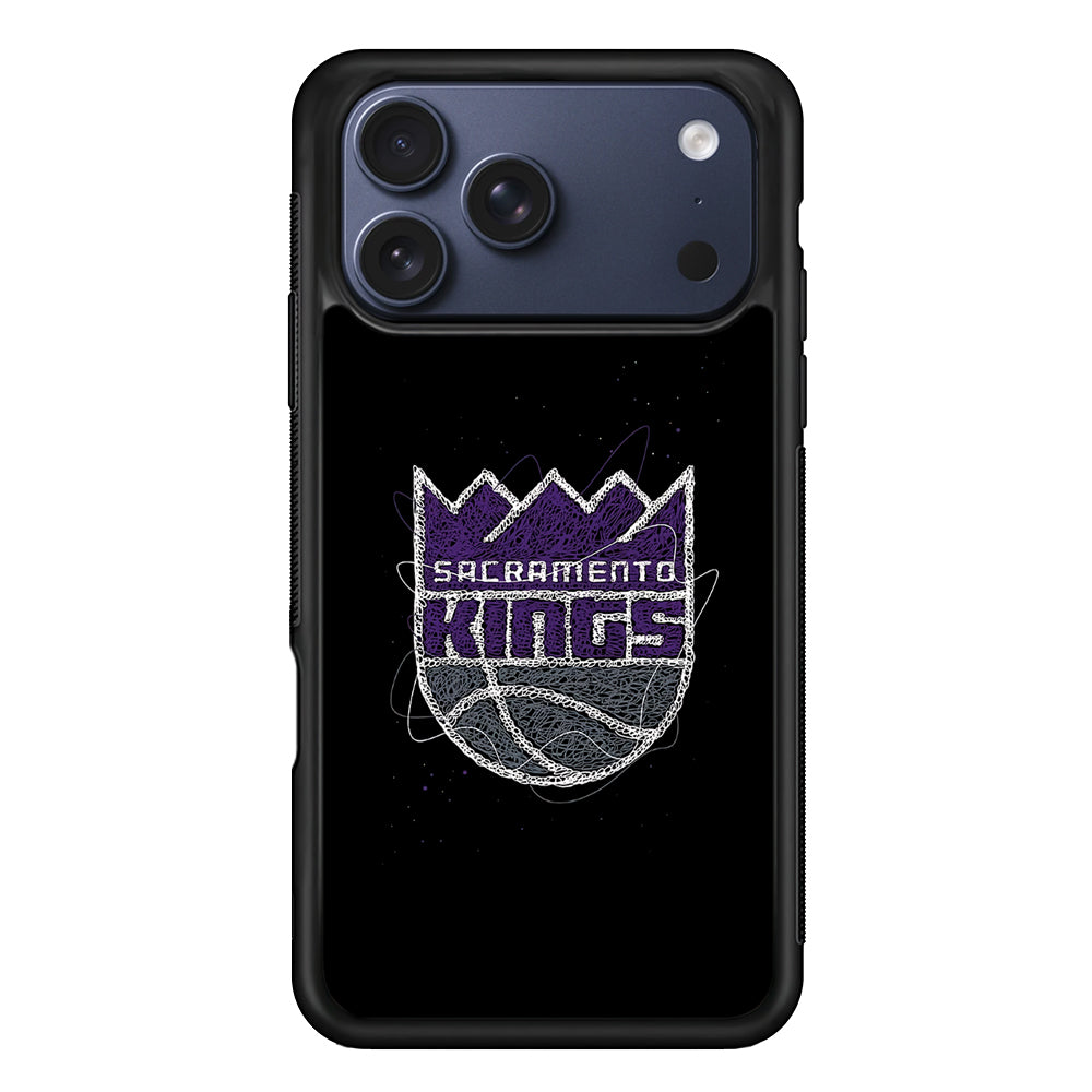 Sacramento Kings Abstract iPhone 17 Pro Max Case | Slim Protective Cover for iPhone 17 Pro Max