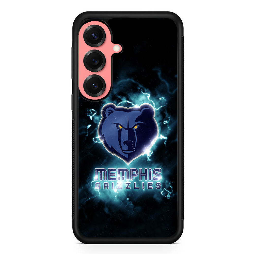 Memphis Grizzlies Lightning Samsung Galaxy S25 Case | Protective Case for Samsung Galaxy S25