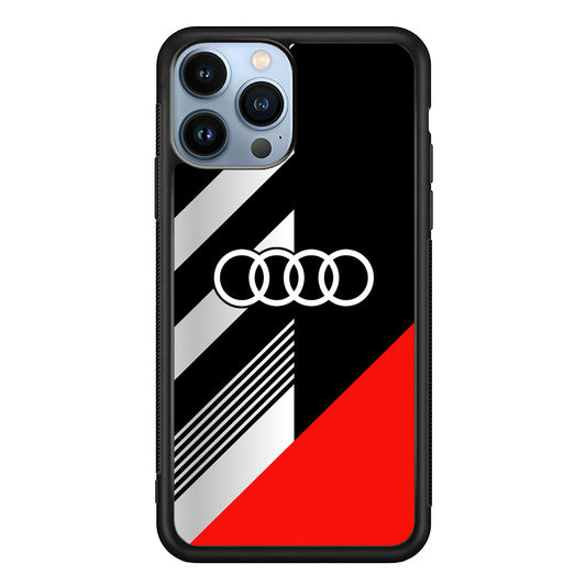Audi F1 Sport Logo iPhone 13 Pro Max Case | Slim Rubber Case for iPhone 13 Pro Max