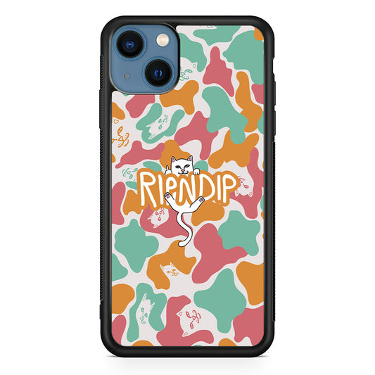 Rip N Dip Colorfull Camo iPhone 14 Case | Slim Rubber Case for iPhone 14