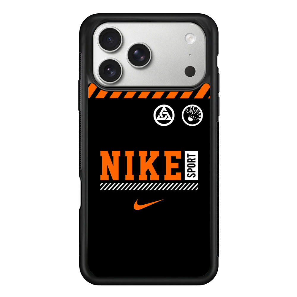 Nike Sport Line Graphics iPhone 17 Pro Case | Slim Protective Case for iPhone 17 Pro
