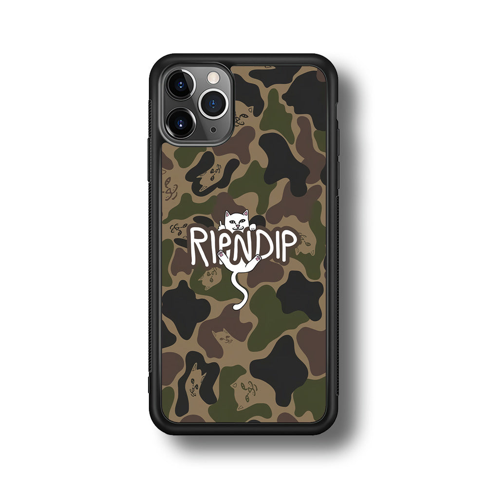 Rip N Dip Green Camo iPhone 11 Pro Max Case | Slim Rubber Case for iPhone 11 Pro Max