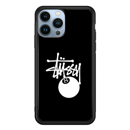 Stussy 8 Pool Ball iPhone 13 Pro Max Case | Slim Rubber Case for iPhone 13 Pro Max