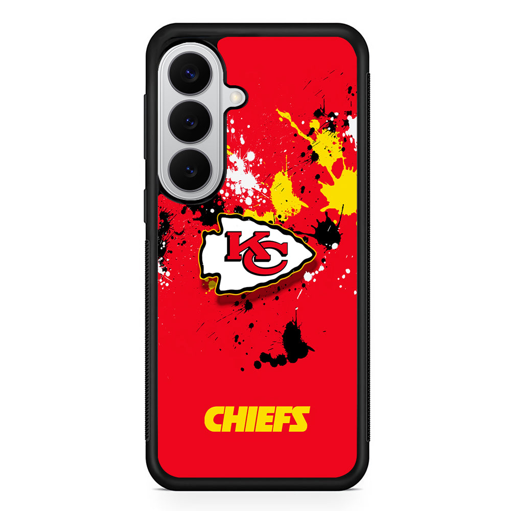 Kansas City Chiefs Logo Samsung Galaxy S26 Case | Protective Rubber Cover