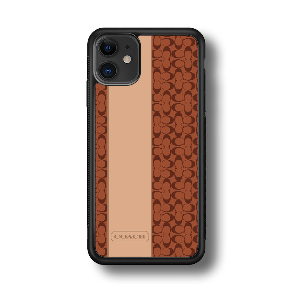 Coach Grand Line iPhone 12 Case | Slim Rubber Case for iPhone 12