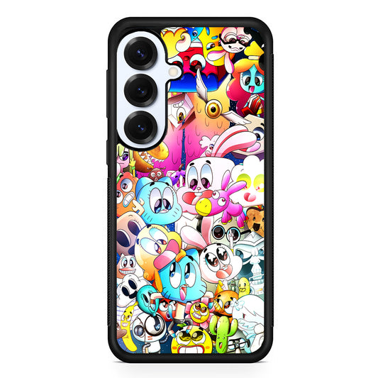The Amazing World of Gumball Character Samsung Galaxy S25 Plus Case | Slim Rubber Cover for Samsung Galaxy S25 Plus