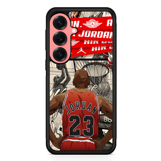 Air Jordan Looking at Victory Samsung Galaxy S25 Case | Slim Protective Cover for Samsung Galaxy S25