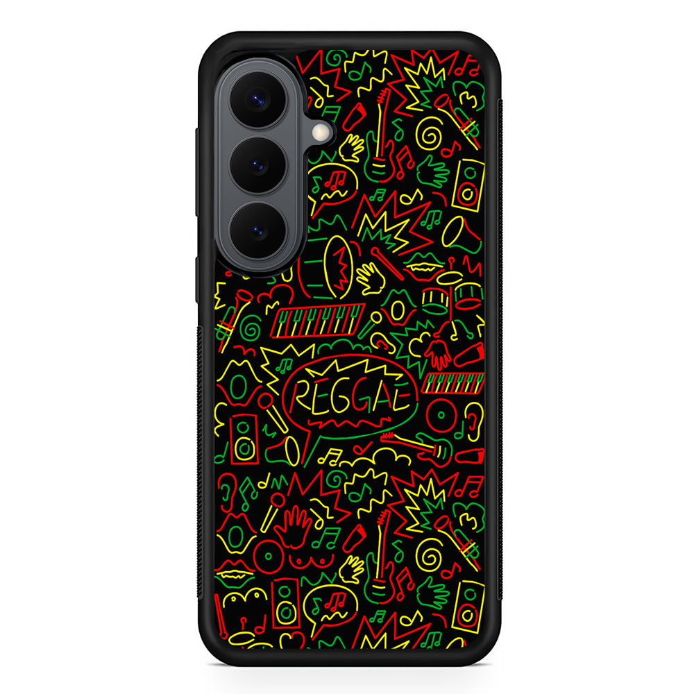 Reggae Music Rasta Art Samsung Galaxy S26 Plus Case | Slim Rubber Case for Samsung Galaxy S26 Plus