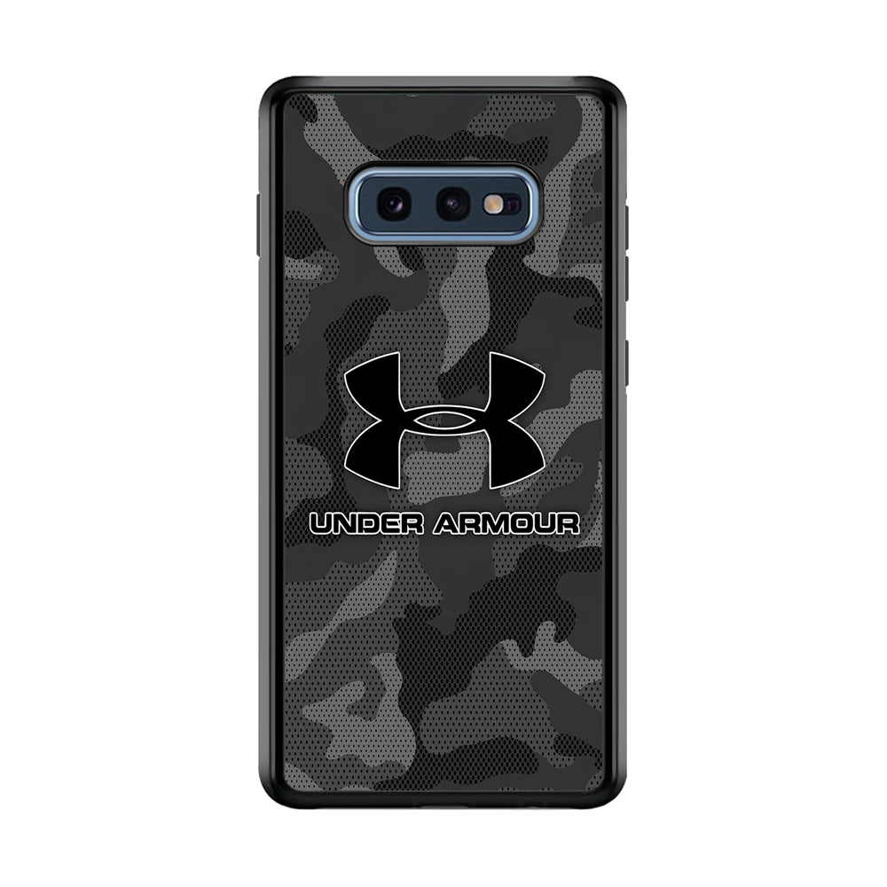 Under Armour Black Camo Samsung Galaxy S10E Case | Slim Rubber Case for Samsung Galaxy S10E