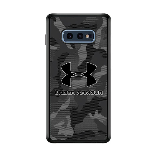 Under Armour Black Camo Samsung Galaxy S10E Case | Slim Rubber Case for Samsung Galaxy S10E