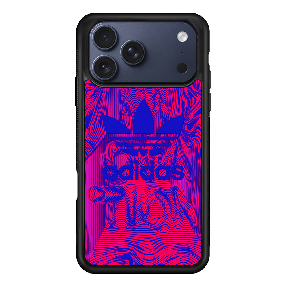 Adidas Line Sketch iPhone 17 Pro Max Case | Durable Rubber Case for iPhone 17 Pro Max