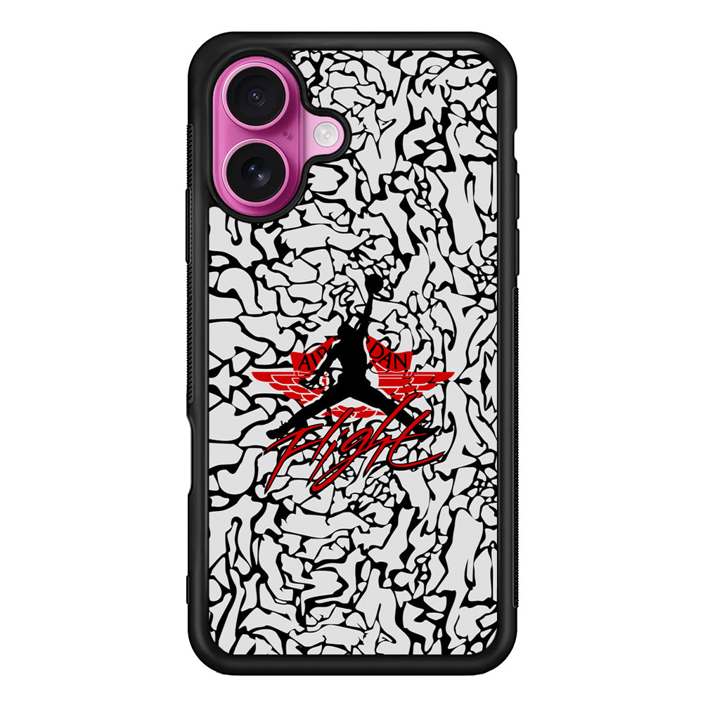 Air Jordan Endemic Patern iPhone 17 Case - Slim Rubber Case for iPhone 17