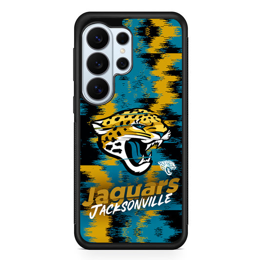 Jacksonville Jaguars Abstract Color Samsung Galaxy S26 Ultra Case | Protective Phone Cover