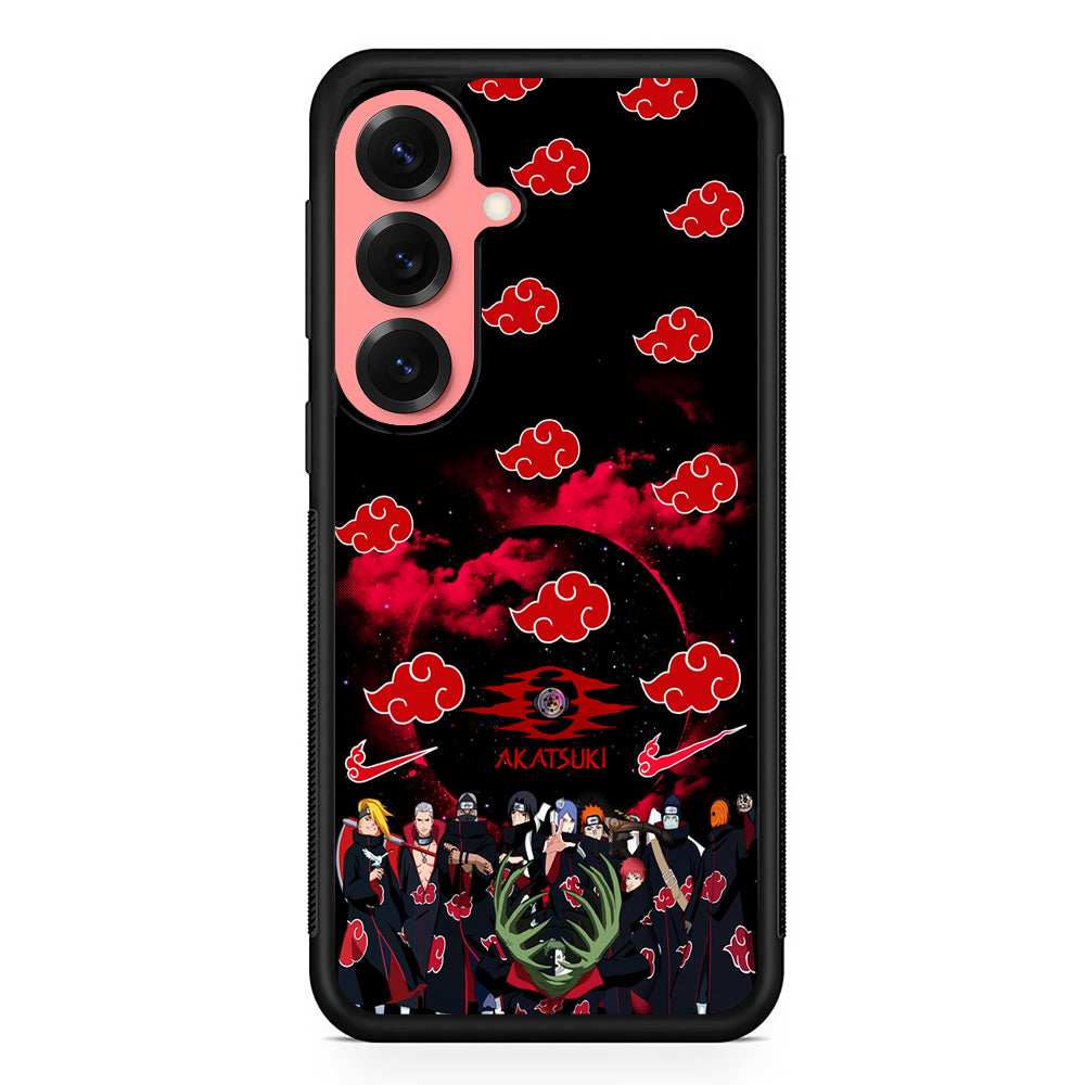 Naruto Akatsuki Troops Samsung Galaxy S25 Case | Protective Case for Samsung Galaxy S25