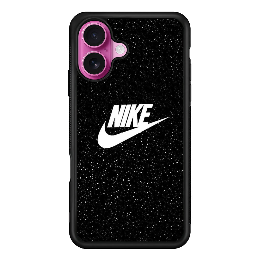 Nike Glitter Night iPhone 17 Case - Slim Rubber Case for iPhone 17