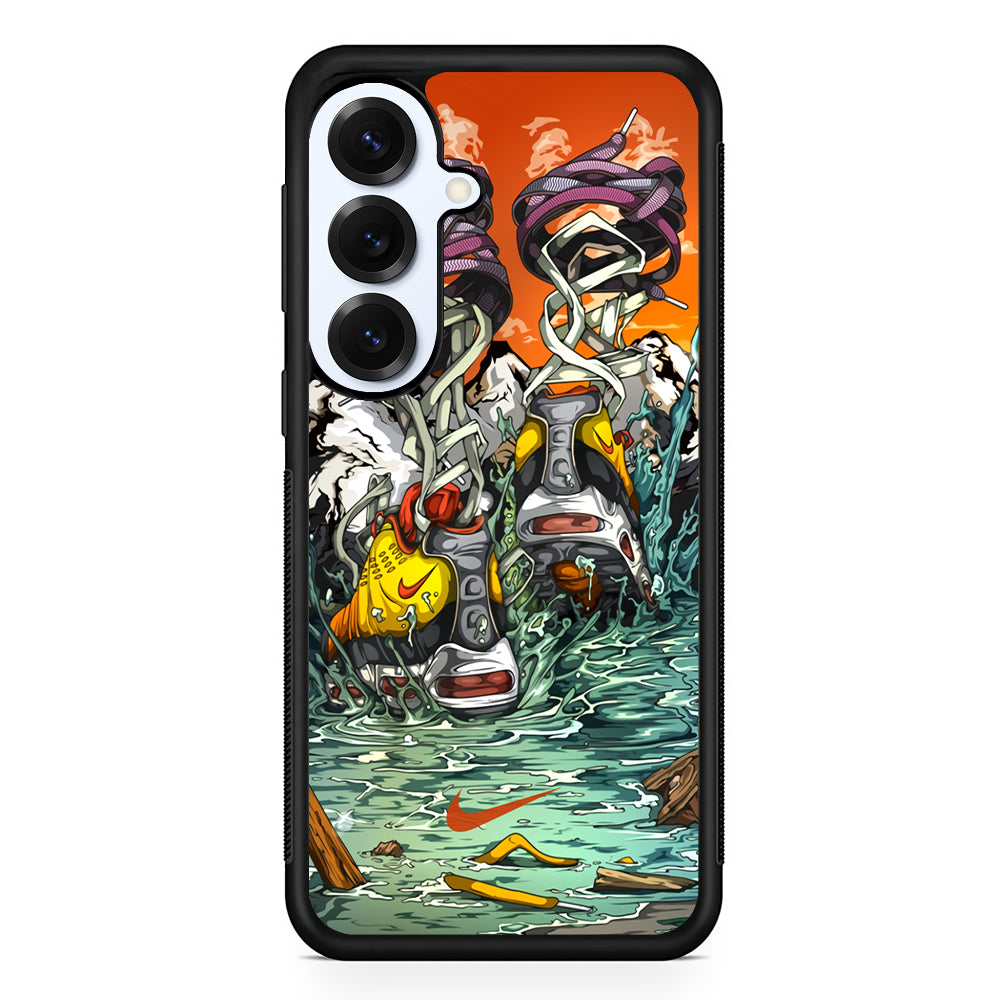 Nike Form of Art Noise Samsung Galaxy S25 Plus Case | Durable Samsung Galaxy S25 Plus Phone Case