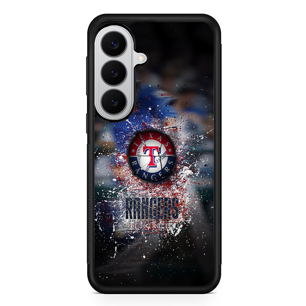 Texas Rangers Logo Samsung Galaxy S26 Case | Protective Rubber Cover
