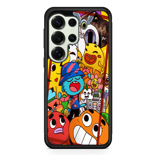The Amazing World of Gumball Cartoon Samsung Galaxy S25 Ultra Case | Durable Rubber Case for Samsung Galaxy S25 Ultra