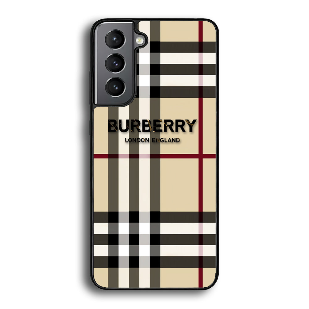 Burberry Cream Pattern Samsung Galaxy S24 Plus Case | Slim Rubber Case for Samsung Galaxy S24 Plus