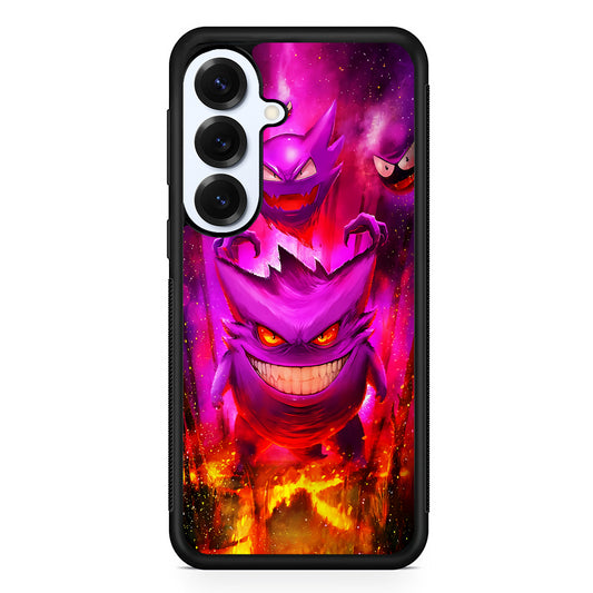 Pokemon Ghost Type Gengar Samsung Galaxy S25 Plus Case | Slim Rubber Cover for Samsung Galaxy S25 Plus