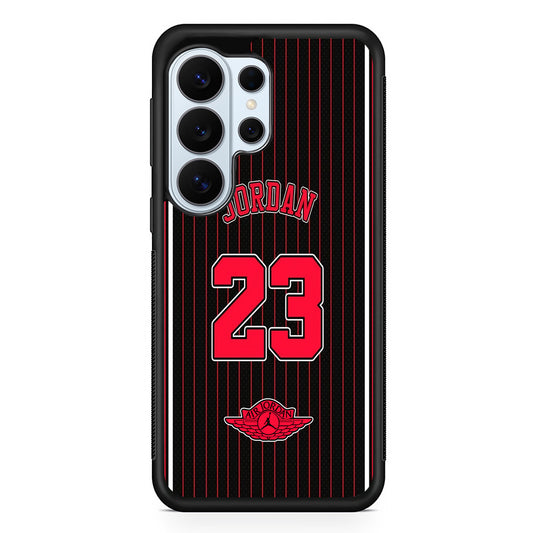 Air Jordan Emblem on Jersey Samsung Galaxy S26 Ultra Case | Protective Phone Cover