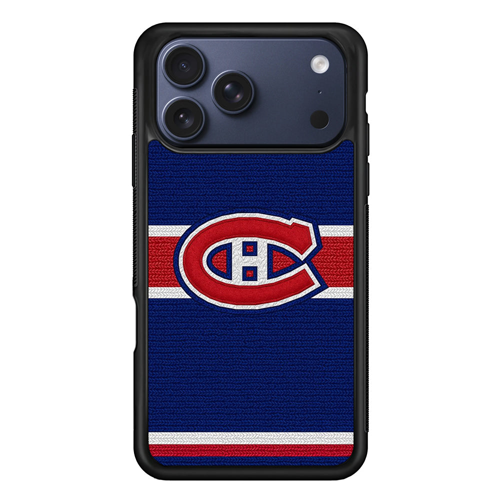 Montreal Canadiens Logo iPhone 17 Pro Max Case | Slim Protective Cover for iPhone 17 Pro Max
