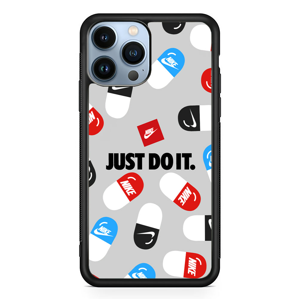 Nike Chill Pill Patern 2D Rubber Phone Case | Slim Protective Phone Case