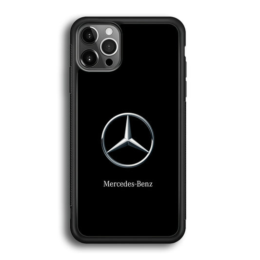 Mercedes-Benz Metallic Silver iPhone 12 Pro Max Case | Slim Rubber Case for iPhone 12 Pro Max
