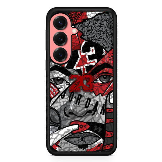 Air Jordan Face Without Mask Samsung Galaxy S25 Case | Slim Protective Cover for Samsung Galaxy S25