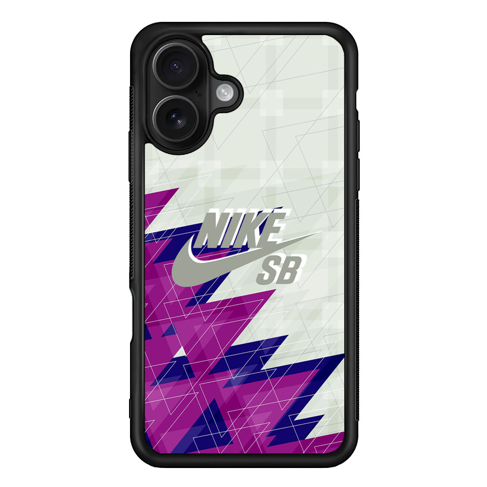 Nike SB Triangle Patern iPhone 16 Case - Oxvistore