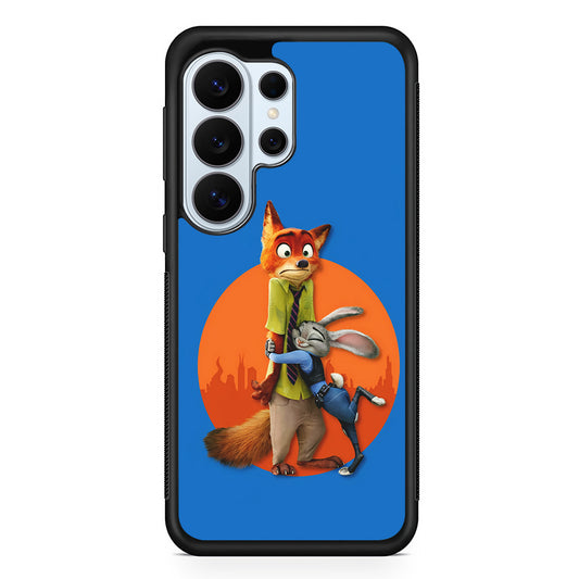 Zootopia Nick and Judy Hug Samsung Galaxy S26 Ultra Case | Protective Phone Cover