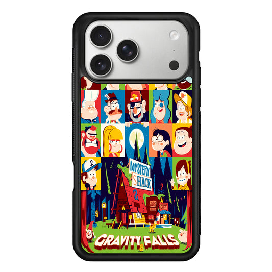 The Mystery Shack Gravity Falls iPhone 17 Pro Case | Slim Rubber Case for iPhone 17 Pro
