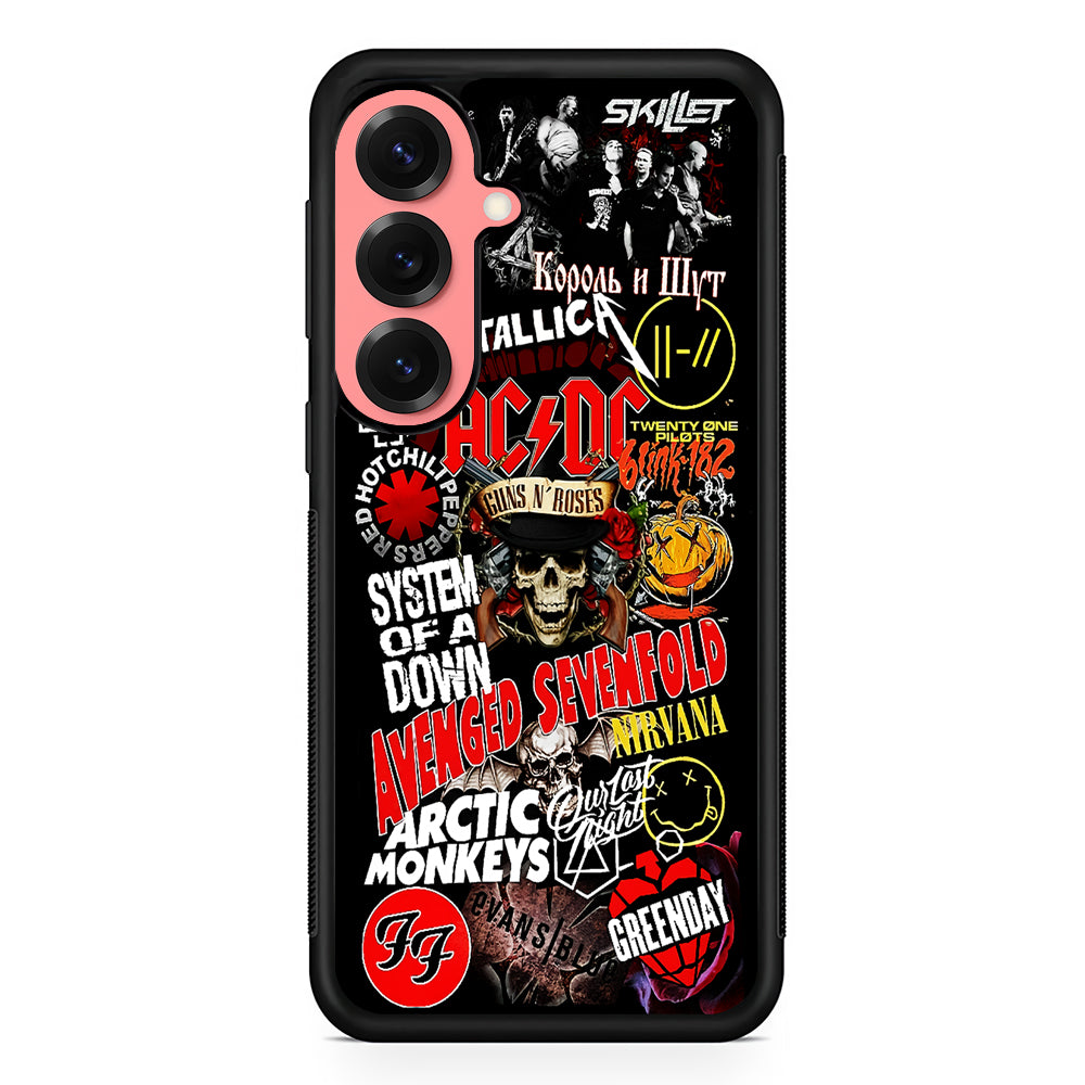 90s Rock Metal Aesthetic Samsung Galaxy S25 Case | Protective Case for Samsung Galaxy S25