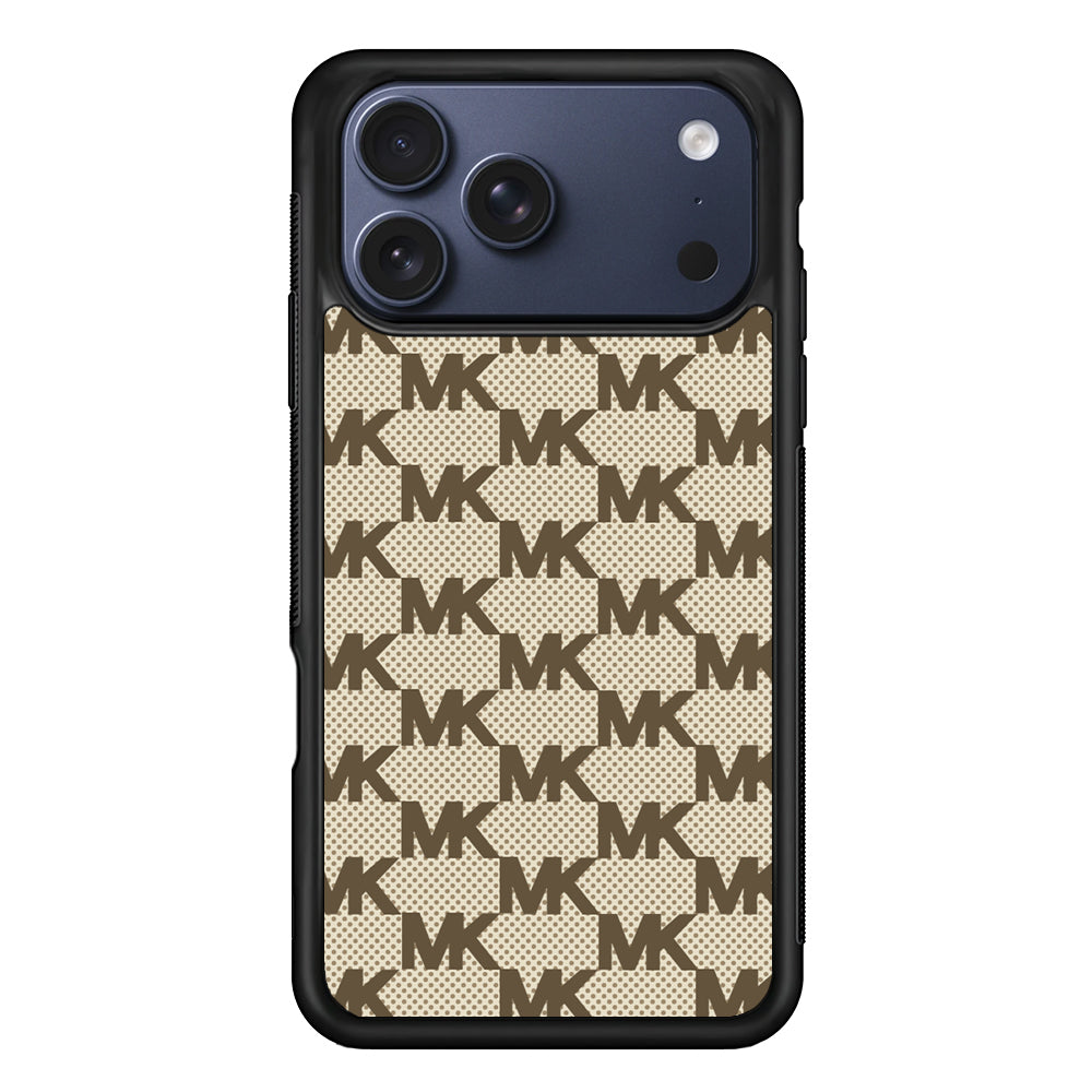 Michael Kors Polka Dot Backdrop iPhone 17 Pro Max Case | Slim Rubber Case for iPhone 17 Pro Max