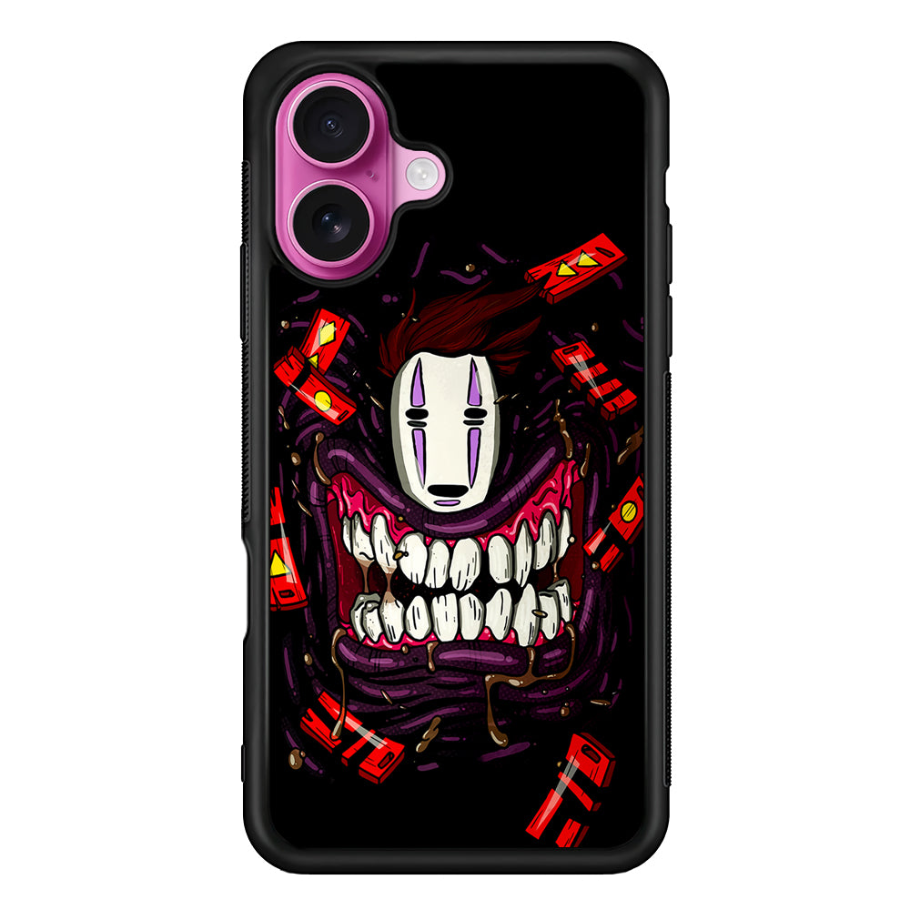 No Face In Spirited Away iPhone 17 Case | Slim Protective Rubber Phone Cover